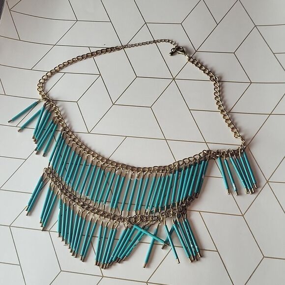 Vintage Y2K Belly Dance Festival  Fringe face chain - Picture 3 of 3